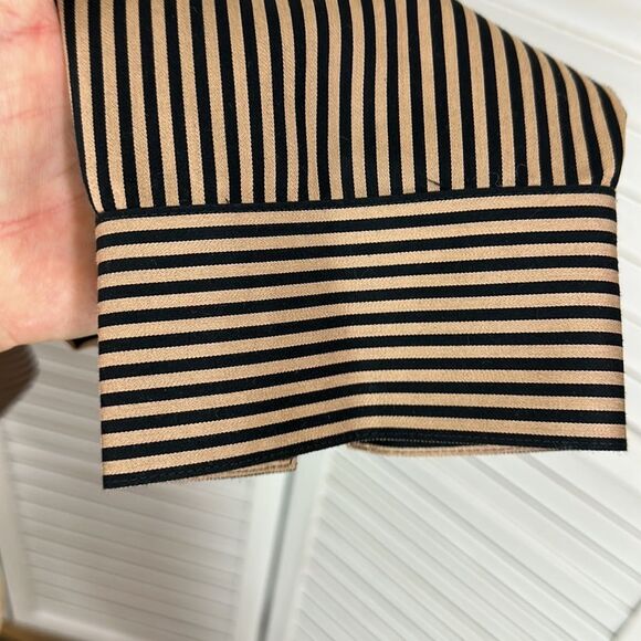 Chico's No Iron Sateen Stripe Shirt Size 3 XL Size 16 NWOT - Picture 10 of 16